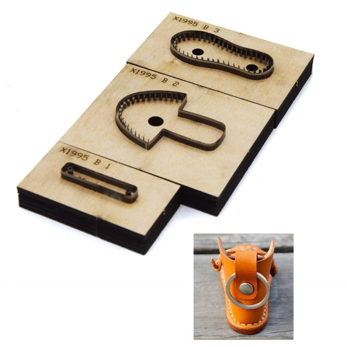 Штанцформы (вырубные штампы) для брелка Башмачок  ST 4801 - фото товара фото 3