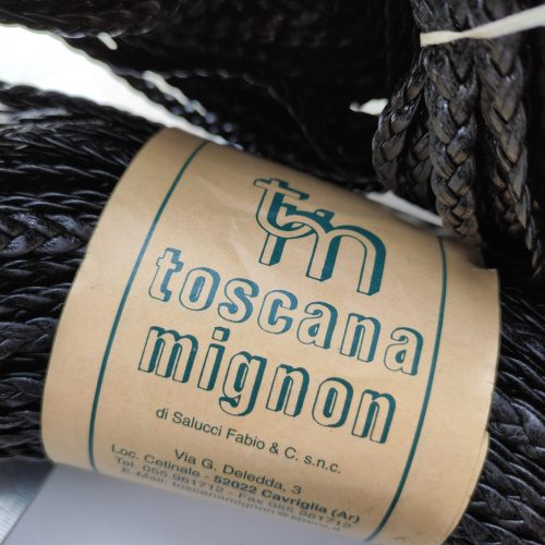 Шнур плетеный 7х2 мм Косичка Италия фото 8