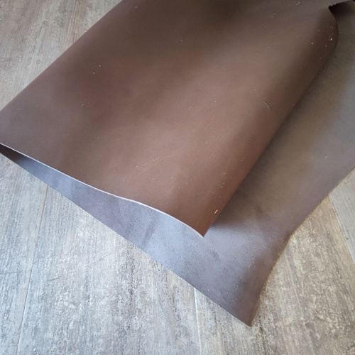 Кожа теленок 1.0-1.2 мм раст. дубл. Шоколад Италия фото 2