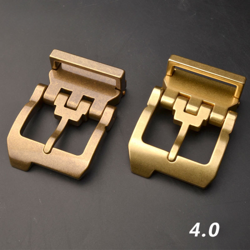 Пряжка 39 мм со шлевкой L104, латунь Пряжка 39 мм со шлевкой L104, латунь