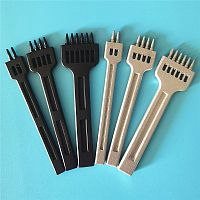 Пробойники строчные с зубьями круглого сечения шаг 4 мм