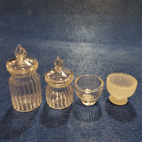 Конфетницы и креманки для кукол из стекла ручной работы фото 3