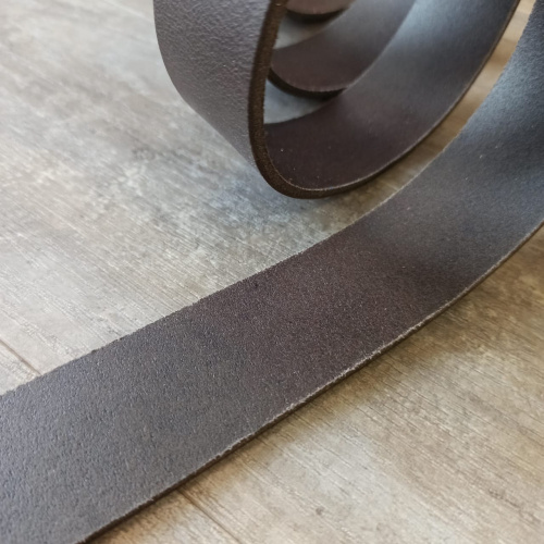 Заготовка для ремня раст. дубл. 39 мм, толщ. 3,6 мм Винтаж Италия  ZR RD02 - фото товара фото 5