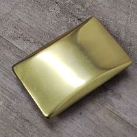 Пряжка с шипом для ремня 40 мм Прямоугольная Латунь  - купить для кожевенного хобби