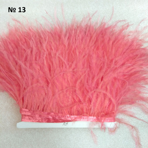 Перья страуса на ленте фото 21