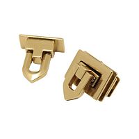 Застежка декоративная для сумки S-3020 Латунь  - купить для кожевенного хобби