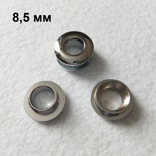 Люверсы винтовые Латунь, покрытие под серебро фото 8