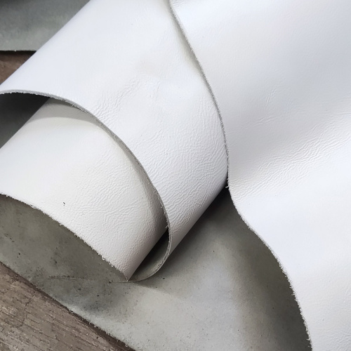 Кожа КРС 1,2-1,4 мм Бергамо Белый фото 6