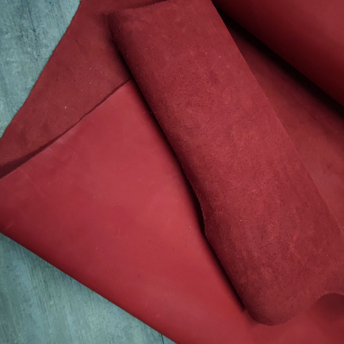 Кожа Краст 1,2-1,4 мм Красный фото 3 Кожа Краст 1,2-1,4 мм Красный фото 3