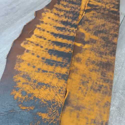 Кожа Пола краст 4,0-4,2 мм Шарк Оранжевый фото 5