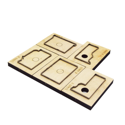 Штанцформы (вырубные штампы) для картхолдера Мишка  ST 4803 - фото товара фото 2