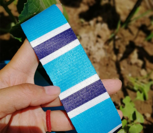 Лента ременная 38 мм Цветная полоска пэ фото 7