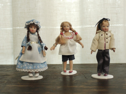 Куклы девочки 1:12 для румбоксов