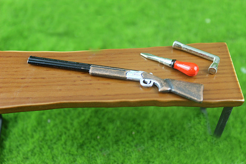 Ружье охотничье для кукол Миниатюра фото 2