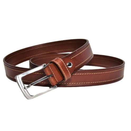 Ремень кожаный 35 мм толщ. 4 мм Красно-коричневый   EU-035 - фото товара