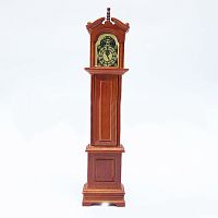 Часы напольные для кукольного домика Миниатюра 1:12