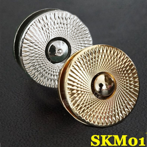 Застежка магнитная зажимная 17 мм Латунь SKM01 Застежка магнитная зажимная 17 мм Латунь SKM01