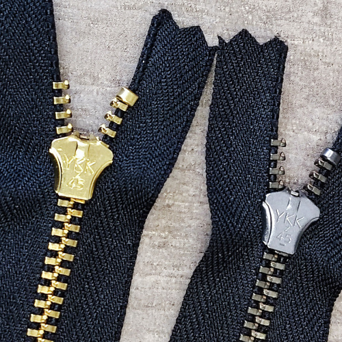 Молния металлическая №3 (4,5) 18 см джинсовая YKK Япония фото 9 Молния металлическая №3 (4,5) 18 см джинсовая YKK Япония фото 9