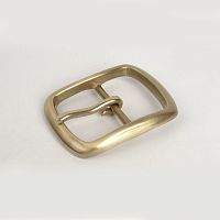 Пряжка 39 мм латунная с перекладиной 39L-14  - купить для кожевенного хобби