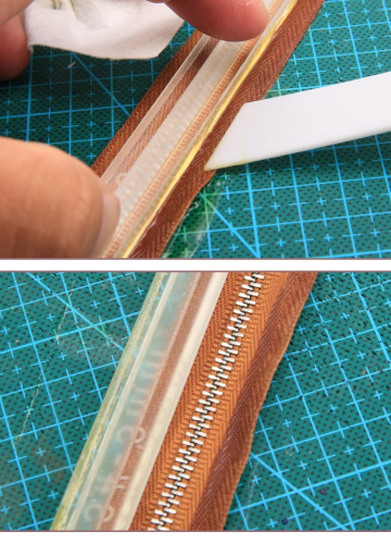 Ограничитель для нанесения клея на молнию пластик фото 5