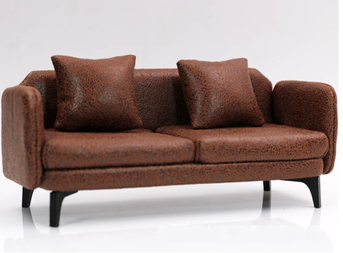 Диван для кукол Модерн Синий / Коричневый фото 2