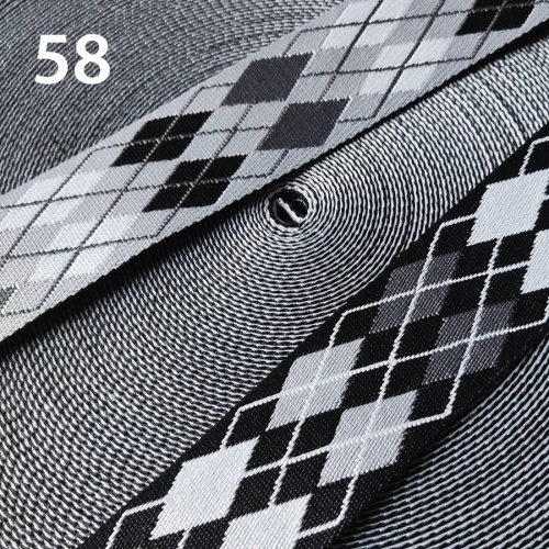 Лента ременная стропа 50 мм Британские ромбы Двусторонняя фото 7