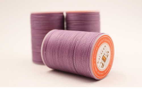 Нить для кожи вощеная 0,8 мм круглая Galaces 50 м фото 6