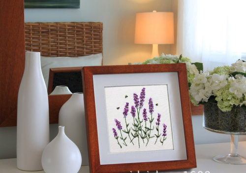 Набор для вышивки лентами Лаванда  VL DA-A173 - фото товара фото 4