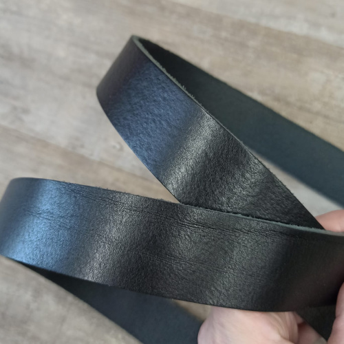 Заготовка для ремня раст. дубл. 38 мм Черный Etrusko Италия  RZ38 - фото товара