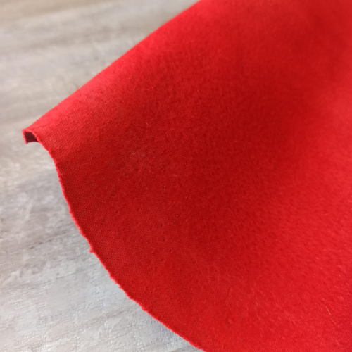 Кожа подкладочная (спилок свиной) Красный фото 2