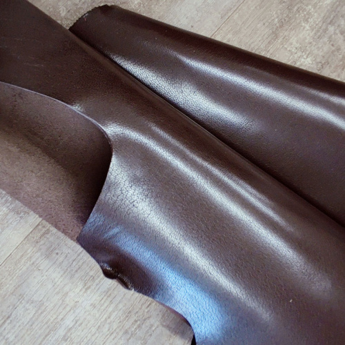 Кожа козы (шевро) 1,0-1,1 мм Темный шоколад Falco Pellami Италия фото 4