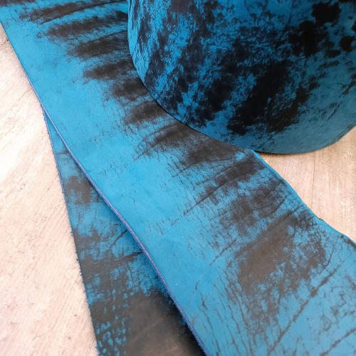 Кожа Пола краст 4,0-4,2 мм Шарк Бирюзовый фото 2