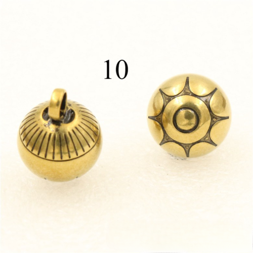 Бубенцы латунные для кожаных изделий 12 мм фото 7