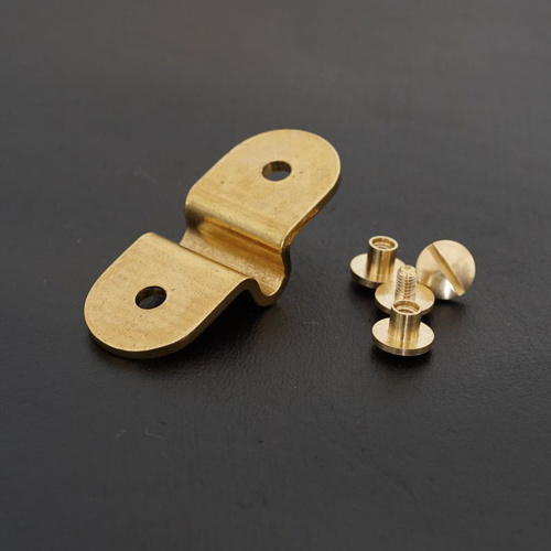 Ручкодержатель портфельный Латунь с крепежом  AKM 05-S - фото товара фото 2