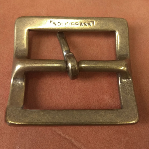 Пряжка 40 мм латунная с перекладиной Антик L129  PR 40L 129 - фото товара фото 2