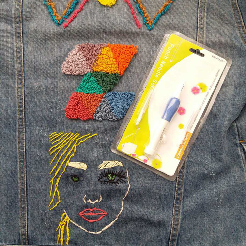 Набор для ковровой техники punch needle   SKC-120 - фото товара фото 2