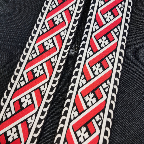 Лента ременная стропа 50 мм Красная спираль   - фото товара