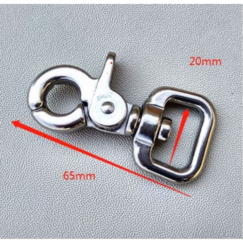 Карабин для поводка 16, 20 мм литой Сталь фото 3