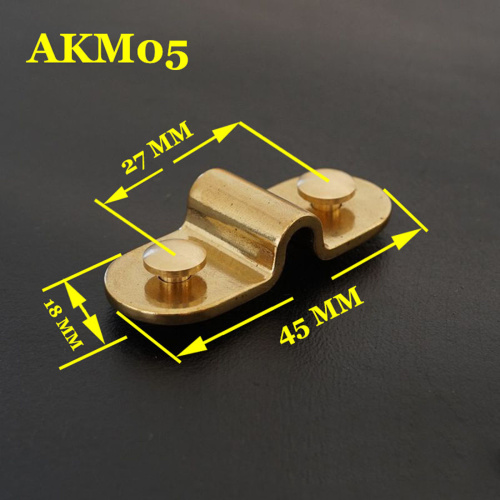 Ручкодержатель портфельный Латунь с крепежом  AKM 05-S - фото товара фото 3