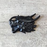 Кончо для кожаных изделий Голова дракона  - купить для кожевенного хобби