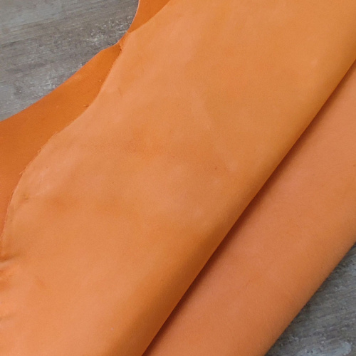 Замша натуральная 1,0 мм Оранжевый Италия