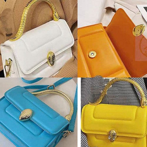 Комплект фурнитуры для сумки Золотая змейка | Галерея фото | Pava.pro фото 2 Комплект фурнитуры для сумки Золотая змейка KFS-GS - фото товара фото 2