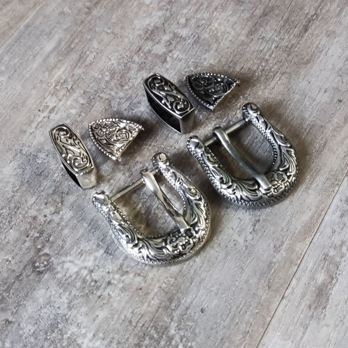 Комплект фурнитуры для ремня 20 мм Серебро антик Комплект фурнитуры для ремня 20 мм Серебро антик