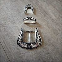 Комплект фурнитуры для ремня 25 мм арт.023А  - купить для кожевенного хобби