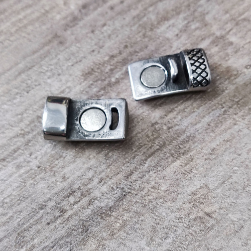 Замок 10х5 мм для плоских браслетов Сталь Сетка  BR-z50s - фото товара фото 7