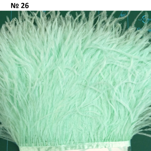 Перья страуса на ленте фото 8