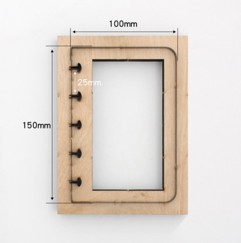 Штанцформа для кожи блокнот с дисками АТОМА  фото 2