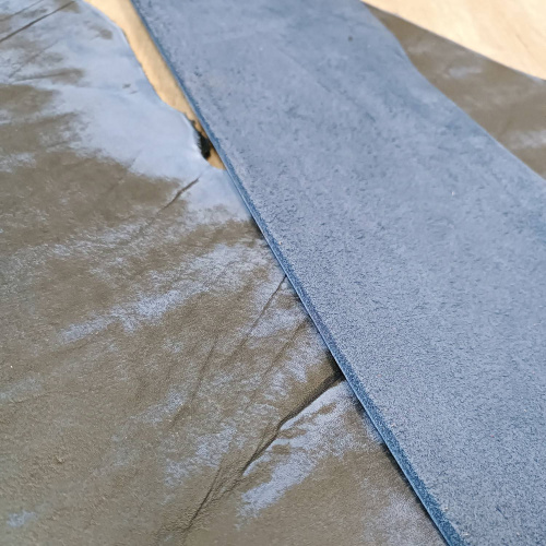 Кожа Пола краст 4,0-4,2 мм Шарк Синий фото 2