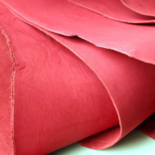 Кожа Пола краст 1,1-1,3 мм Красный фото 3