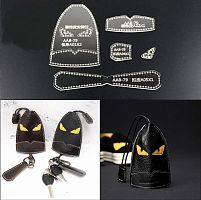 Шаблон-лекало для ключницы Хорор AAB-79  - купить для кожевенного хобби